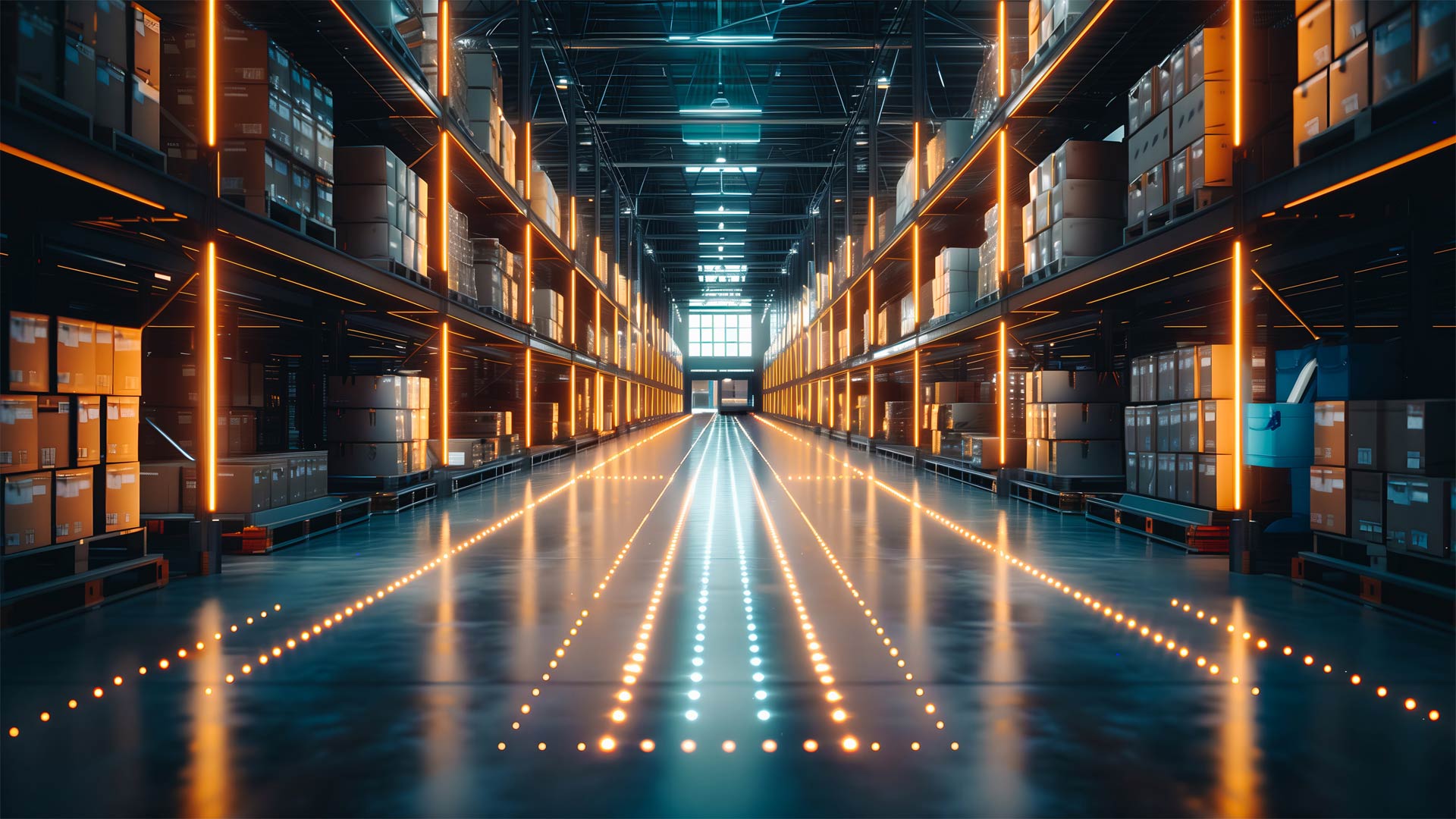 A large digital warehouse.