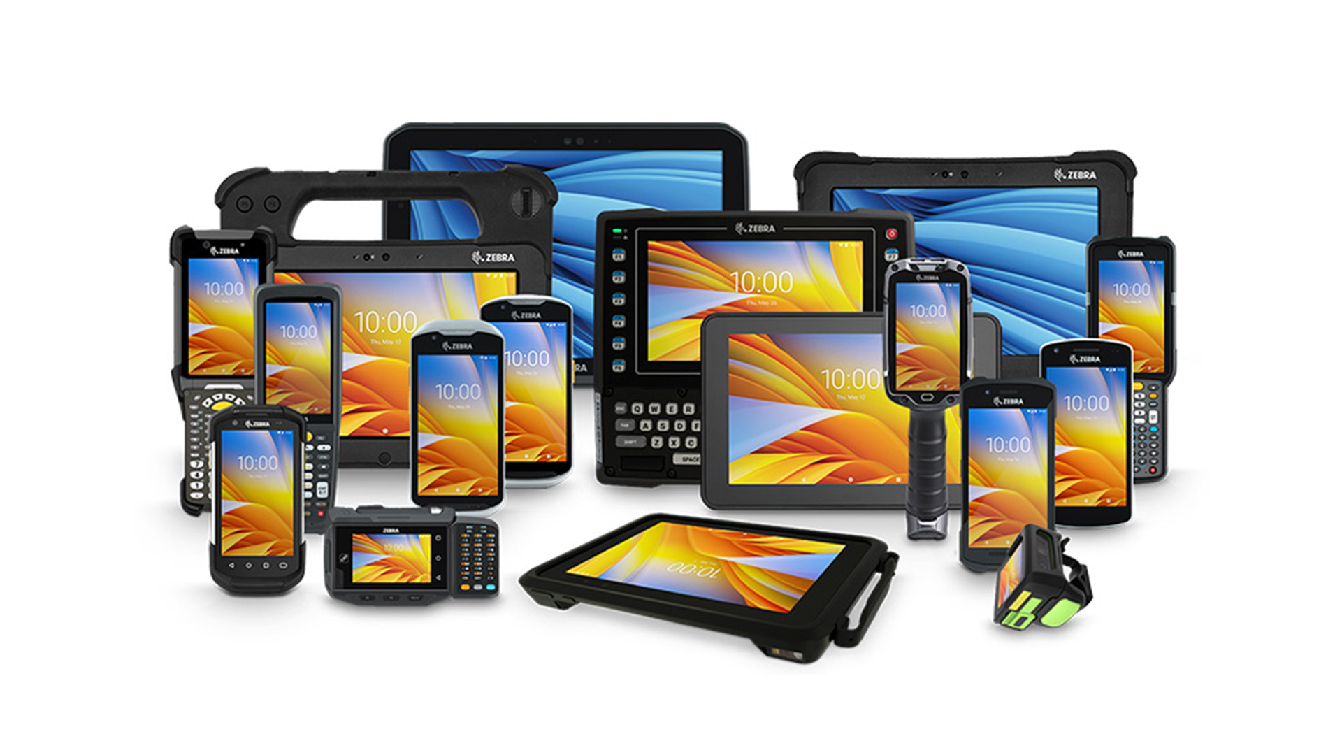 Comprehensive Zebra mobile computing portfolio utilized by C5MI for real-time connectivity and operational control.